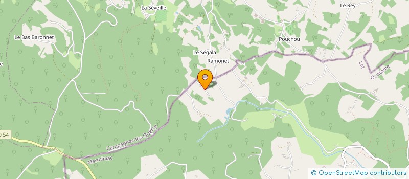 localisation de l'entreprise SOCIETE CIVILE IMMOBILIERE LES MOURLANIES  MARMINIAC