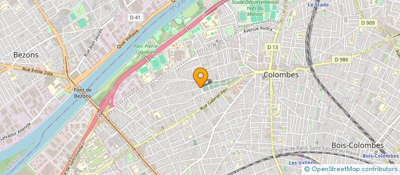 localisation de l'entreprise SOCIETE CIVILE IMMOBILIERE LES OLIVIERS à COLOMBES