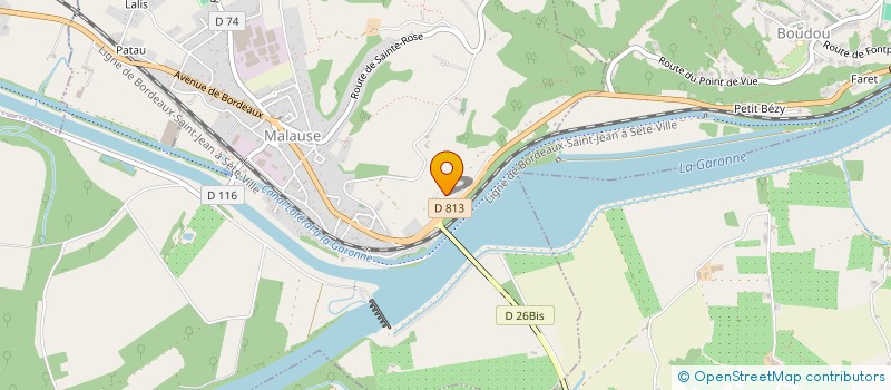 localisation de l'entreprise SOCIETE CIVILE IMMOBILIERE LES OLIVIERS DE GOULAT  MALAUSE