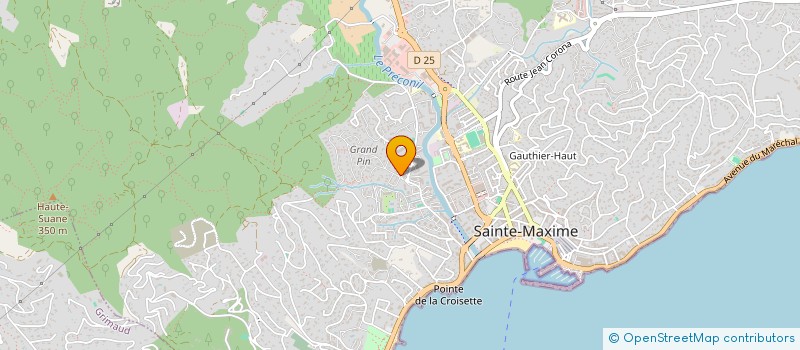 localisation de l'entreprise SOCIETE CIVILE IMMOBILIERE LES OLIVIERS DU NORD à SAINTE-MAXIME