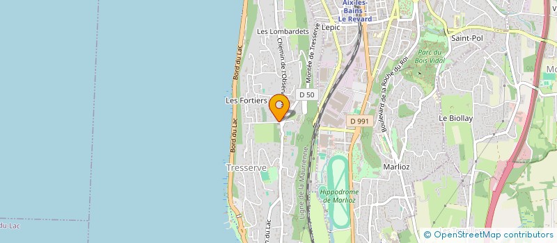 localisation de l'entreprise SOCIETE CIVILE IMMOBILIERE LES OLIVIERS EN ABREGE SCI LES OLIVIERS  TRESSERVE