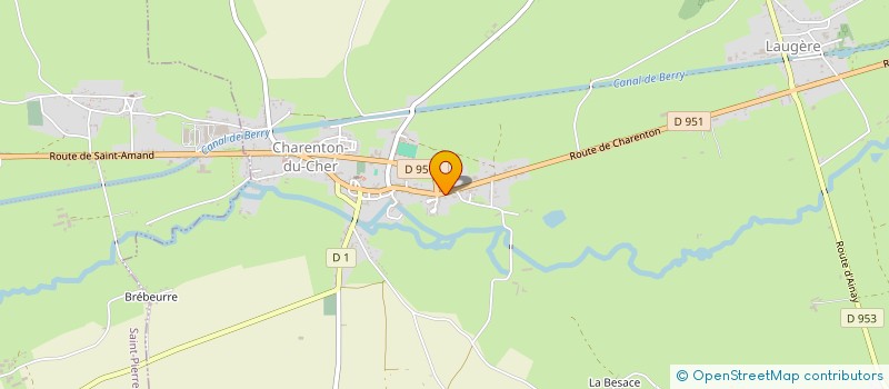 localisation de l'entreprise SOCIETE CIVILE IMMOBILIERE LES OMBELLES  CHARENTON-DU-CHER