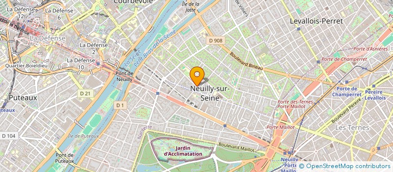 localisation de l'entreprise SOCIETE CIVILE IMMOBILIERE LES PALOMBES à NEUILLY-SUR-SEINE