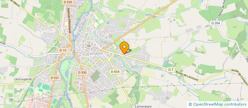 localisation de l'entreprise SOCIETE CIVILE IMMOBILIERE LES PINS  CONDOM