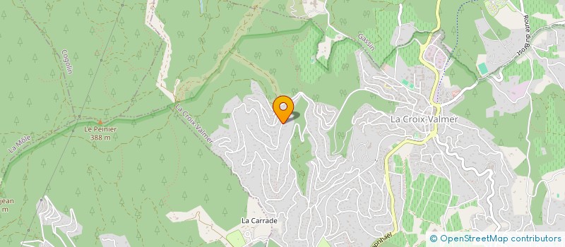 localisation de l'entreprise SOCIETE CIVILE IMMOBILIERE LES PINS PARASOLS  LA CROIX-VALMER