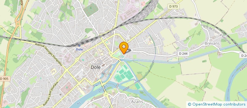 localisation de l'entreprise SOCIETE CIVILE IMMOBILIERE LES PLAGNES à DOLE