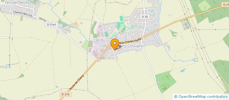 localisation de l'entreprise SOCIETE CIVILE IMMOBILIERE LES PLANS D'EN HAUT  CHEVRY-COSSIGNY