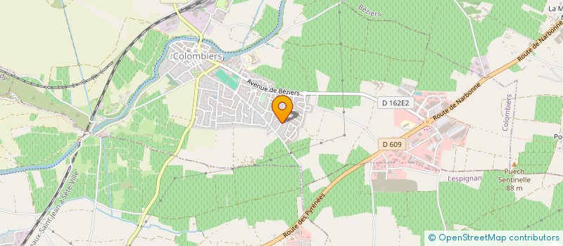 localisation de l'entreprise SOCIETE CIVILE IMMOBILIERE LES PLASTIQUES 3 à COLOMBIERS