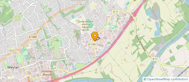 localisation de l'entreprise SOCIETE CIVILE IMMOBILIERE LES PORTES DE LA BUISSE  MONTBONNOT-SAINT-MARTIN