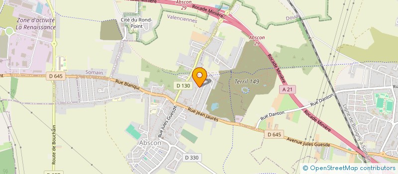 localisation de l'entreprise SOCIETE CIVILE IMMOBILIERE LES PRES D'OBI (SCI LES PRES D'OBI)  ABSCON