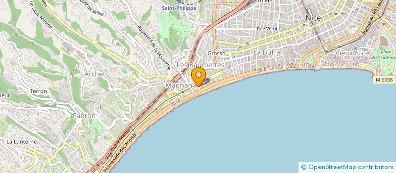 localisation de l'entreprise SOCIETE CIVILE IMMOBILIERE LES PRUNELLIERS à NICE
