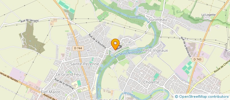 localisation de l'entreprise SOCIETE CIVILE IMMOBILIERE LES QUAIS - SCI LES QUAIS -  NIORT