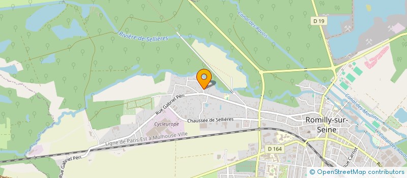 localisation de l'entreprise SOCIETE CIVILE IMMOBILIERE LES QUATRE FONTAINES  ROMILLY-SUR-SEINE