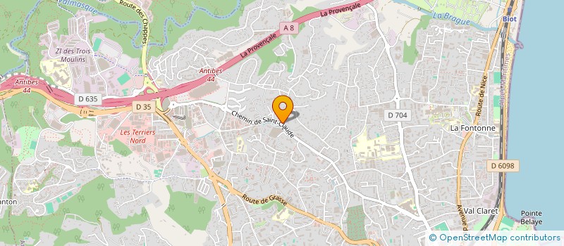 localisation de l'entreprise SOCIETE CIVILE IMMOBILIERE LES RASTINES  SAINT-DIDIER-AU-MONT-D'OR