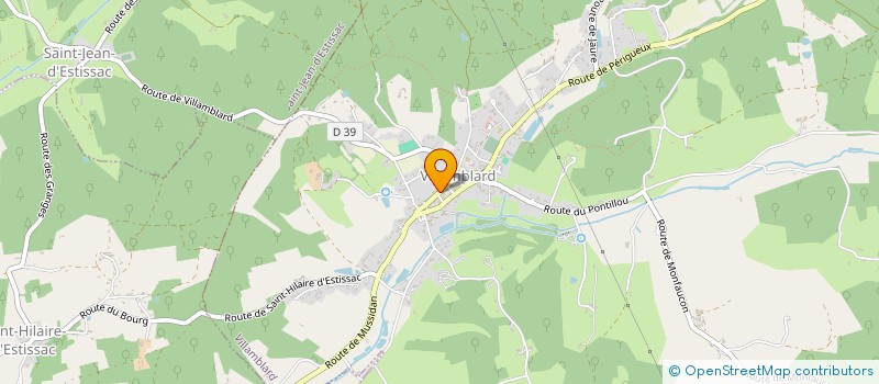 localisation de l'entreprise SOCIETE CIVILE IMMOBILIERE LES RENNES DU PERIGORD  VILLAMBLARD