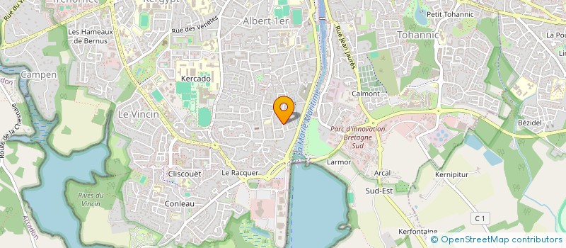 localisation de l'entreprise SOCIETE CIVILE IMMOBILIERE LES ROSEAUX à VANNES