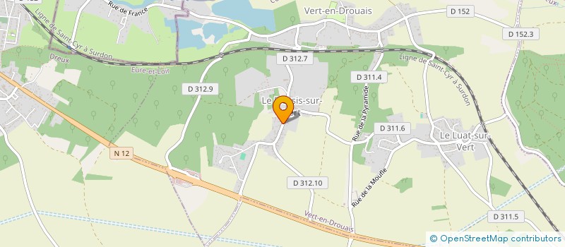 localisation de l'entreprise SOCIETE CIVILE IMMOBILIERE LES SABLONS à VERT-EN-DROUAIS