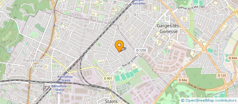 localisation de l'entreprise SOCIETE CIVILE IMMOBILIERE LES SALTIMBANQUES ASSOCIES à STAINS