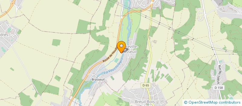 localisation de l'entreprise SOCIETE CIVILE IMMOBILIERE LES SAPINS  AUFFREVILLE-BRASSEUIL