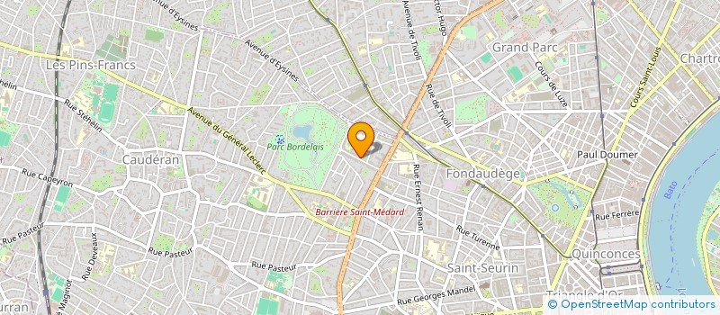 localisation de l'entreprise SOCIETE CIVILE IMMOBILIERE LES SOEURS TOURNY à BORDEAUX