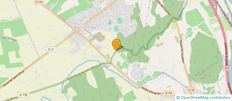 localisation de l'entreprise SOCIETE CIVILE IMMOBILIERE LES SOURCES AD VITAM  ORGON