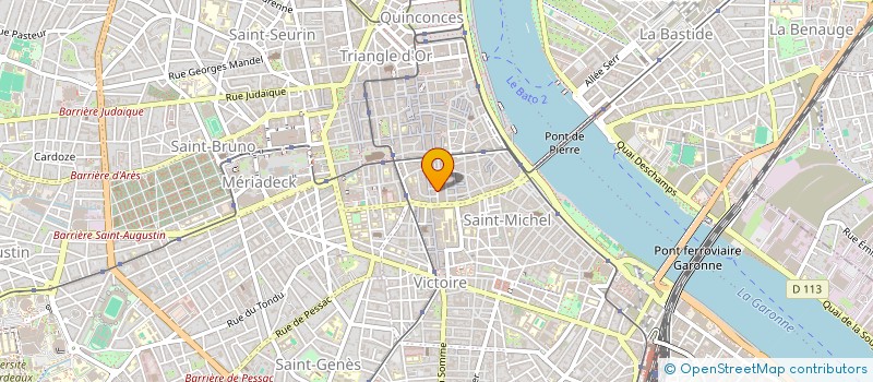 localisation de l'entreprise SOCIETE CIVILE IMMOBILIERE LES SOURICEAUX  BORDEAUX