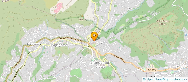 localisation de l'entreprise SOCIETE CIVILE IMMOBILIERE LES TABELLIONS DU FELIBRE  CHATEAUNEUF-GRASSE