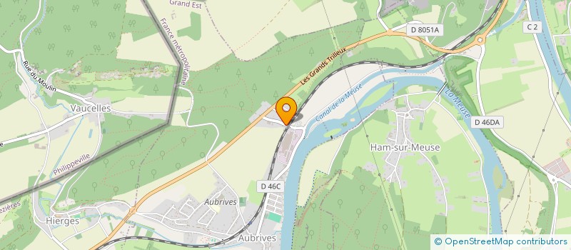 localisation de l'entreprise SOCIETE CIVILE IMMOBILIERE LES TERRES ROUGES  AUBRIVES