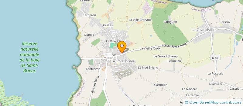 localisation de l'entreprise SOCIETE CIVILE IMMOBILIERE LES TRITONS  HILLION