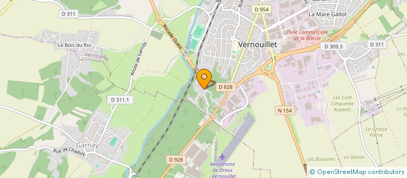 localisation de l'entreprise SOCIETE CIVILE IMMOBILIERE LES TROIS H à VERNOUILLET