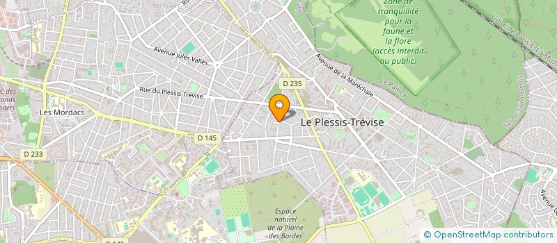localisation de l'entreprise SOCIETE CIVILE IMMOBILIERE LES VENTERELLES  LE PLESSIS-TREVISE