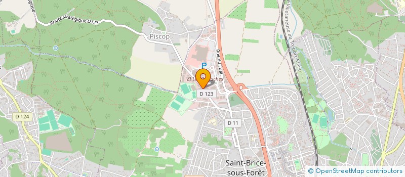 localisation de l'entreprise SOCIETE CIVILE IMMOBILIERE LES VERGERS à SAINT-BRICE-SOUS-FORET