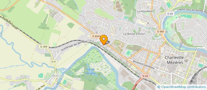 localisation de l'entreprise SOCIETE CIVILE IMMOBILIERE LESIEUR ET JUBERT  WARCQ