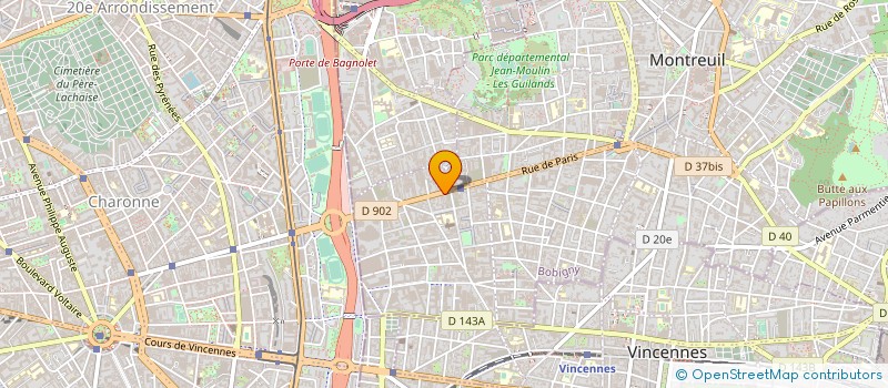 localisation de l'entreprise SOCIETE CIVILE IMMOBILIERE LESLIE à MONTREUIL