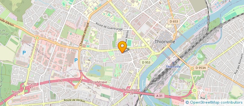 localisation de l'entreprise SOCIETE CIVILE IMMOBILIERE LETHIMONT à THIONVILLE