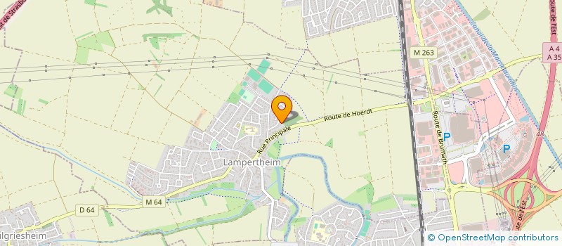 localisation de l'entreprise SOCIETE CIVILE IMMOBILIERE LEVISA  LAMPERTHEIM