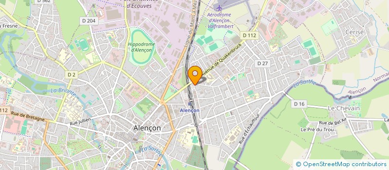localisation de l'entreprise SOCIETE CIVILE IMMOBILIERE LEX61 IMMO à ALENCON