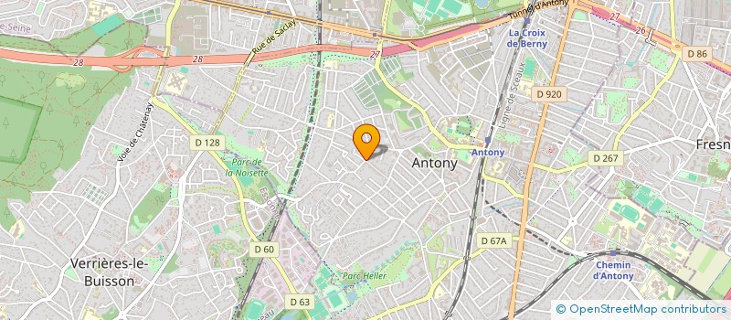 localisation de l'entreprise SOCIETE CIVILE IMMOBILIERE LG2 à ANTONY