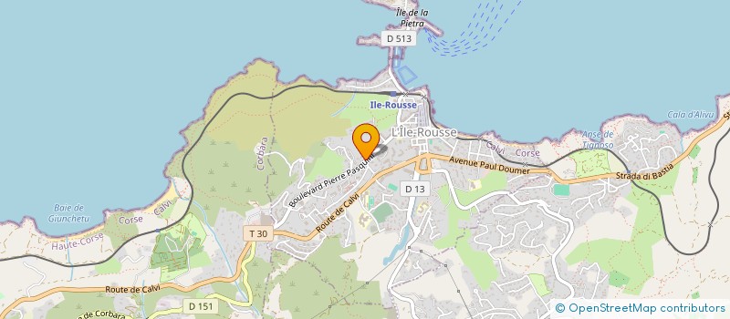localisation de l'entreprise SOCIETE CIVILE IMMOBILIERE LG2 à L'ILE-ROUSSE