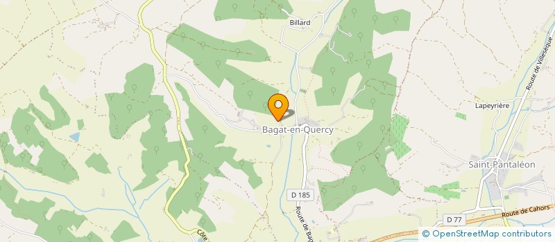 localisation de l'entreprise SOCIETE CIVILE IMMOBILIERE LHDB LES HOTES DU BOULVE  PORTE-DU-QUERCY