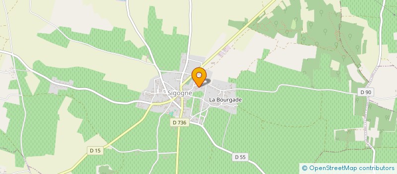 localisation de l'entreprise SOCIETE CIVILE IMMOBILIERE LIAIGRE PAR ABREVIATION SCI LIAIGRE  SIGOGNE