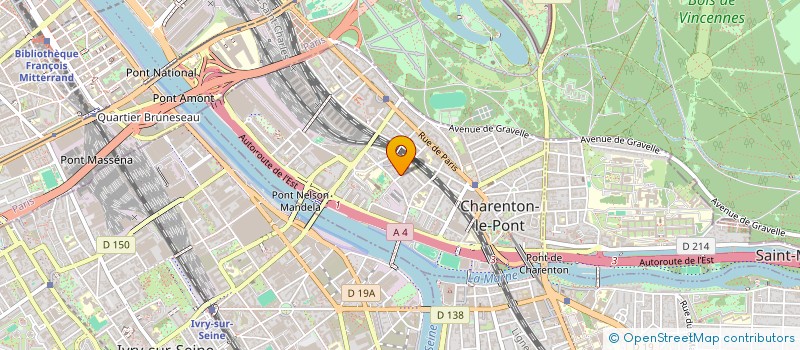 localisation de l'entreprise SOCIETE CIVILE IMMOBILIERE LIAV  CHARENTON-LE-PONT