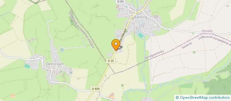 localisation de l'entreprise SOCIETE CIVILE IMMOBILIERE LICORNE BLEUE  RAHLING