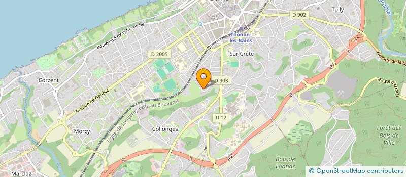 localisation de l'entreprise SOCIETE CIVILE IMMOBILIERE LIDERI ET PAR ABREVIATION SCI LIDERI à THONON-LES-BAINS