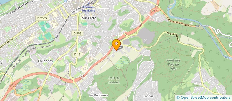 localisation de l'entreprise SOCIETE CIVILE IMMOBILIERE LIFI  EVIAN-LES-BAINS