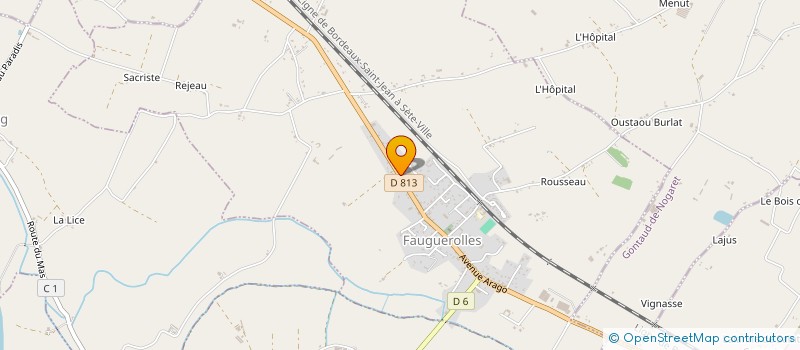 localisation de l'entreprise SOCIETE CIVILE IMMOBILIERE LILYLUNA  FAUGUEROLLES