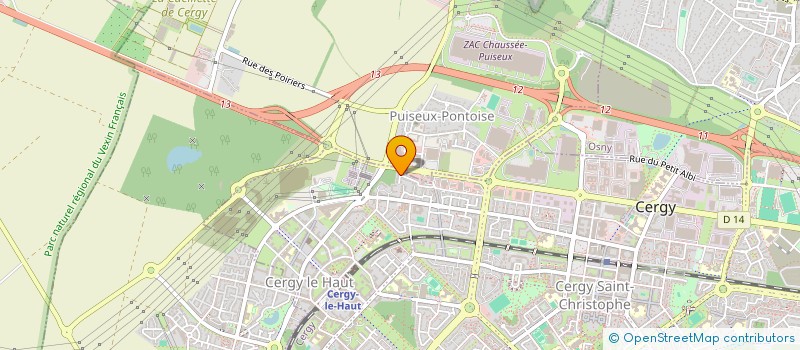 localisation de l'entreprise SOCIETE CIVILE IMMOBILIERE LIM-PROM  CERGY