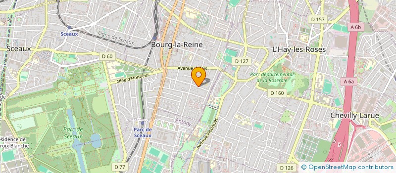 localisation de l'entreprise SOCIETE CIVILE IMMOBILIERE LINA à BOURG-LA-REINE