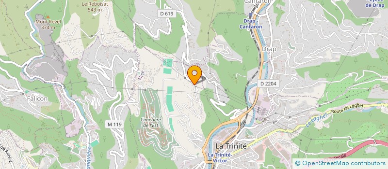 localisation de l'entreprise SOCIETE CIVILE IMMOBILIERE LISA à NICE