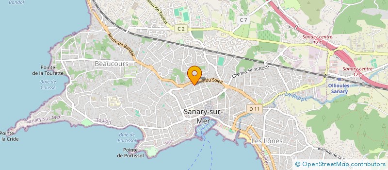 localisation de l'entreprise SOCIETE CIVILE IMMOBILIERE LISOURETO à SANARY-SUR-MER
